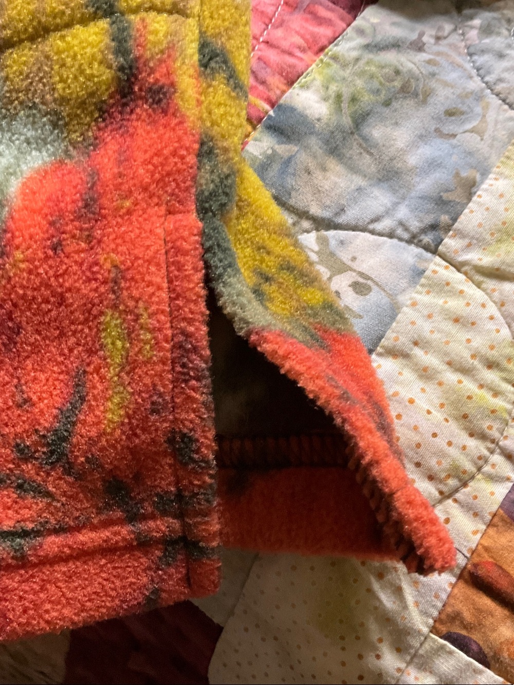 D & Co. V-Neck Floral Fleece - Picture 13 of 13
